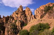 rocks formations of Calanche de Piana in Corsica rocks formations of Calanche de Piana in Corsica
