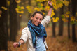 autumn women smile