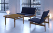 Industrial loft interior with modern Danish furniture Industrial loft interior with modern Danish furniture