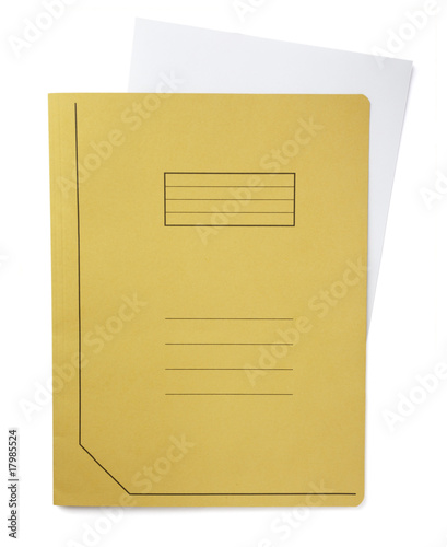 Photo: file folder documents office business file folder documents office business