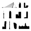 rotterdam landmarks isolated rotterdam landmarks isolated