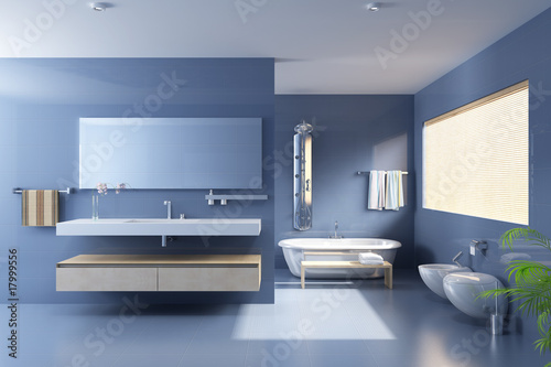 Modern Bathroom Photo Gallery on Photo  3d Rendering Interior Of A Modern Bathroom    Roseburn3dstudio