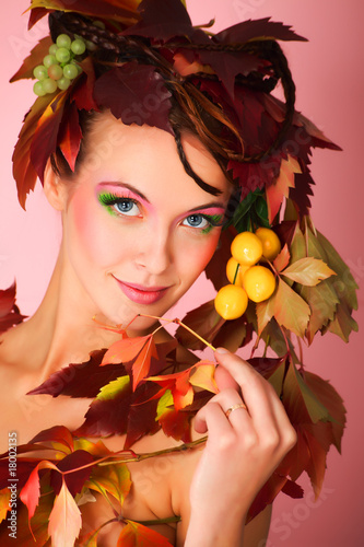 Photo: leaf hairstyle leaf hairstyle