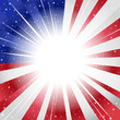 USA Styled sunburst
