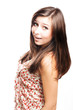 beautiful young woman surprised