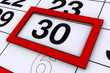 Monatsende 30
