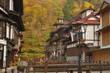 秋の銀山温泉