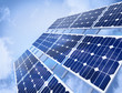 Solar Panel Against Blue Sky
