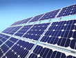 Solar Panel Against Blue Sky