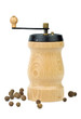 Wooden spice handmill and allspice Wooden spice handmill and allspice