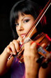 young female violinist