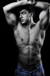 Sexy muscular man with healthy body