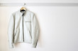 White leather jacket
