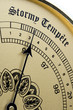 Photo: Old barometer forecasting stormy weather Old barometer forecasting stormy weather