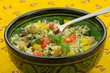 Fresh mediterranean couscous salad