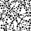 Stylish black-and-white seamless pattern