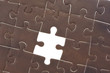 Photo: Puzzle with one piece missing Puzzle with one piece missing