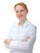 Photo: portrait of a female doctor or nurse portrait of a female doctor or nurse