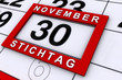 Stichtag 30. November