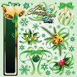 Set of elements for design by New Year and Christmas Set of elements for design by New Year and Christmas