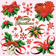 Set of elements for design by New Year and Christmas Set of elements for design by New Year and Christmas