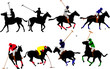 polo players vector silhouettes polo players vector silhouettes