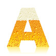alphabet beer A