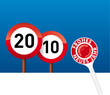 Schilder Frohes Neues Jahr 2010