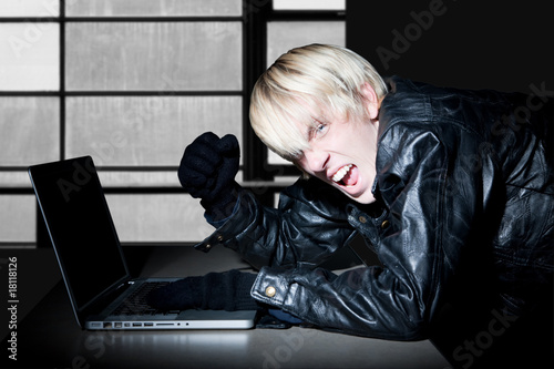 Photo: Computer Criminal Computer Criminal