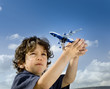 little boy toy airplane