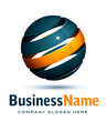 Business logo design 3D