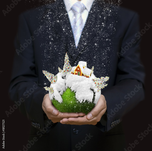 Illustration: winter gift winter gift