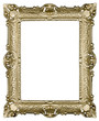 real golden plastic frame
