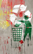 graffiti écolo recyclage