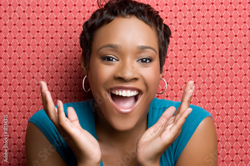 Photo: Happy Black Woman Happy Black Woman