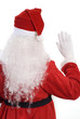 Santa Claus saying good bye