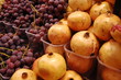 pomegranates and grapes in casseroles pomegranates and grapes in casseroles