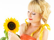 Photo: Sunflower girl Sunflower girl