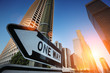 Quadro Sunrise over downtown Los Angeles Quadro Sunrise over downtown Los Angeles