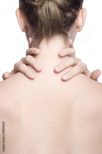 Photo: closeup shot of neck and shoulder closeup shot of neck and shoulder