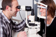 besuch beim optiker
