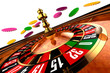Casino Roulette isolated on white