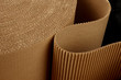 Roll of wavy corrugated