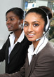 Photo: Asian helpdesk support operator Asian helpdesk support operator