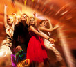 People dancing in the night club .... People dancing in the night club ....