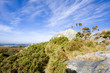 view of a small mountain in brittany