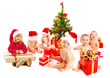Group of Christmas kids