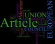 Word cloud - Lisbon Treaty