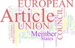 Word cloud - Lisbon Treaty