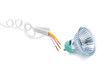 Photo: Electrical cable on White background Electrical cable on White background